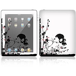 'Skulls and Flowers' Decal Skin for Apple iPad