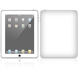 'Simply White' Apple iPad Decal Skin