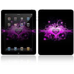 'Glowing Love Heart' Apple iPad Decal Skin