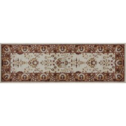 Emotions Ivory/ Cinnamon Oriental Rug (2'6 x 7'9)