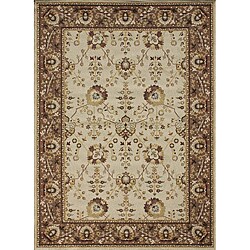 Emotions Ivory/ Cinnamon Oriental Rug (9'8 x 12'8)