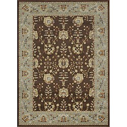 Emotions Brown Oriental Rug (2'6 x 7'9)