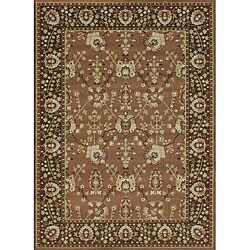 Emotions Cinnamon/ Brown Oriental Rug (5'2 x 7'7)