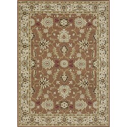 Emotions Cinnamon/ Ivory Oriental Rug (7'7 x 10'5)