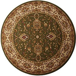 Persian Green Oriental Rug (5'3 Round)