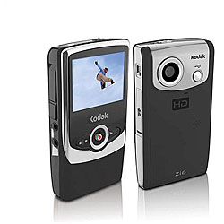 Kodak Zi6 HD Pocket Black Video Camcorder (Refurbished)