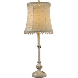 Antique Eggshell Table Lamp