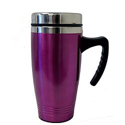 Pink Stainless Steel 16-oz Travel Mug