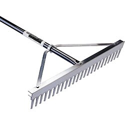 Midwest Rake 10024 Aluminum 24-inch Landscape Rake