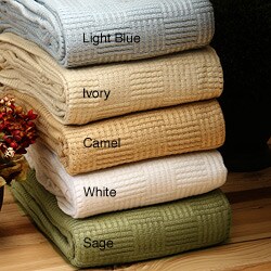 Panda Cotton/ Rayon from Bamboo Blend Twin-size Blanket