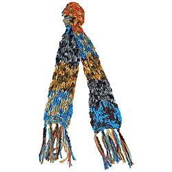 Recycled Wool and Acrylic Multi-color scarf (Nepal)