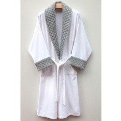 Ultra Plush Authentic Hotel and Spa Unisex Grey Bathrobe