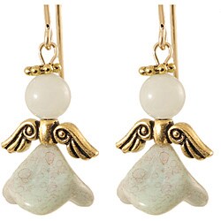 14k Gold Fill 'Angel of Serenity' Amazonite Earrings