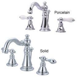 American Patriot Widespread Chrome Bathroom Faucet