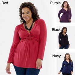 Kiyonna Women's Plus Size Annabelle Top