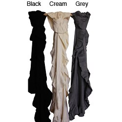 Cashmere Showroom Ruffle Cashmere Blend Scarf