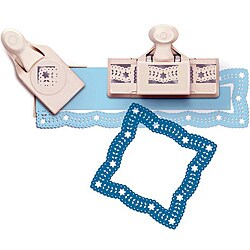 Martha Stewart Flower Doily Trim Edge Punch