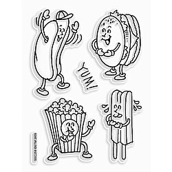 Stampendous Perfectly Clear Fun Food Stamps