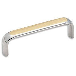 Amerock Advantage Two-tone Brass and Chrome Pull (Pack of 10)