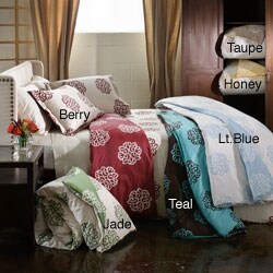 Milena Reversible 3-piece King-size Duvet Cover Set
