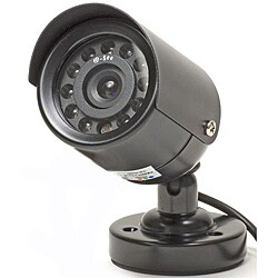Black Outdoor Color CMOS Camera with 18 feet of Night Vision (Refurbished)