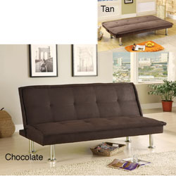 Brix Microfiber Youth Futon/ Sofa