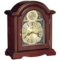 Seth Thomas Sturbridge Cherry Brown Hardwood Chime Mantel Clock