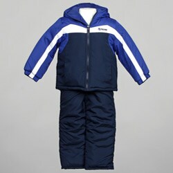 iXtreme Boy's Navy Colorblock Two-piece Snowsuit Set