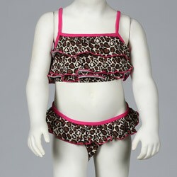 iApparel Toddler Girl's Cheetah Bikini
