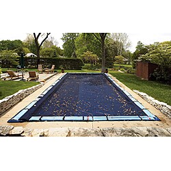 Swim Time Rectangle Leaf Net Pool Cover (14' x 28')