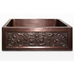 Highpoint Collection 30-inch Copper Apron Kitchen Sink