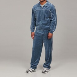 Majestic Men's 2 Piece Velour Loungewear Set