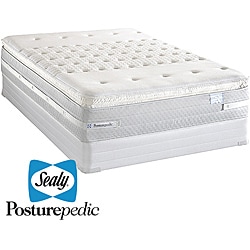 Sealy Posturepedic Forestwood Plush Euro Pillowtop Queen-size Mattress Set