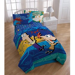Phineas & Ferb 4-piece Bed in a Bag with Sheet Set