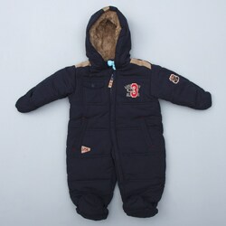 London Fog Newborn Boy's One-piece Snowsuit