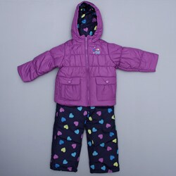 Osh Kosh Girl's Pongee 2-pc Snowsuit