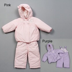 Carter's Infant Girl's Coat and Scarf Set
