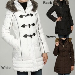 Miss Sixty Women's Faux Fur Down Coat