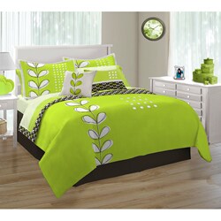 Tea Party 3-piece Full-size Comforter Set
