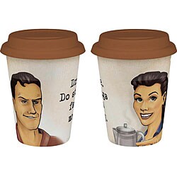 Konitz 'Crazy and Stupid' Travel Mugs (Set of 2)