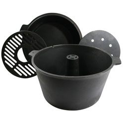 Cast Iron 9.5-quart Roaster Dish Cast Iron 9.5-quart Roaster Dish