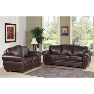 Richfield Premium Italian Leather 2-piece Furniture Set
