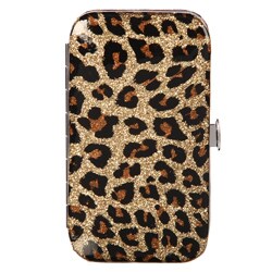 Cala Products 5-piece Leopard Case Manicure Set
