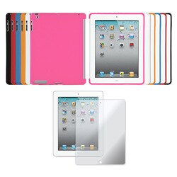 Premium Apple iPad 2 TPU Rear-only Case and Screen Protector