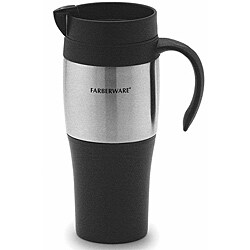 Farberware Stainless Steel Travel Mugs (Set of 2)