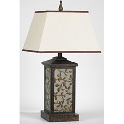 Homestead Casual Frosted Glass Table Lamp by Parklane