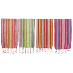 Cotton Festival Stripe Scarf (Nepal)