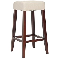 Uptown Cream Linen Barstool