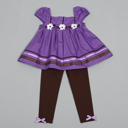 Rare Editions Toddler Girl's Shirt and Legging Set
