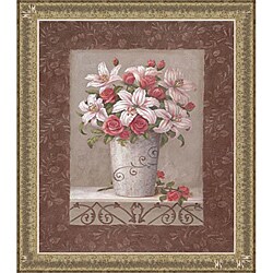 Vivian Flasch 'Diane's Lillies II' Framed Print Art